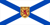 The flag of the Canadian province of Nova Scotia